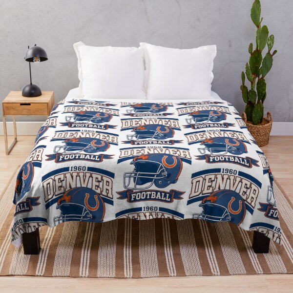 Artikelvorschau, Denver Football 1960 Helm Klassisches Marineblau Orange Retro NFL Fanbekleidung entworfen und verkauft von carlocurley.