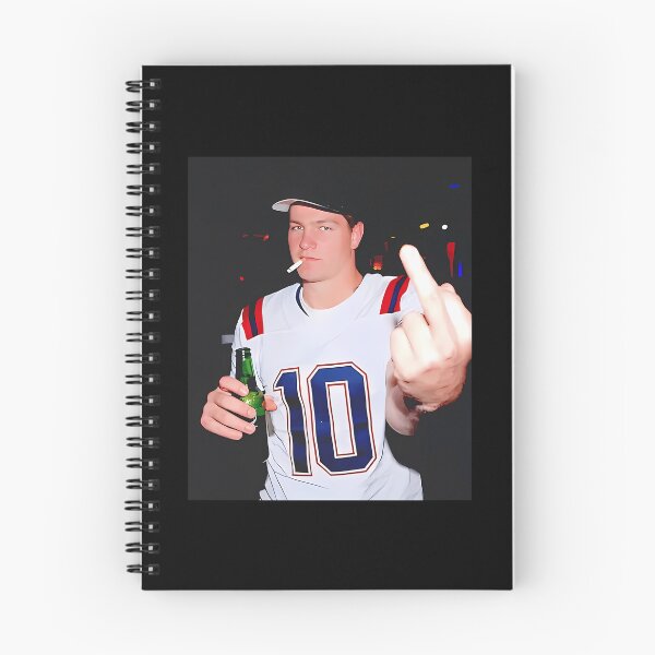 Item preview, Drake Maye Flipping The Bird Drinking Funny designed and sold by ParadiM-eadors-.