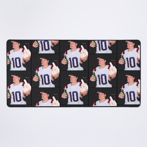 Item preview, Drake Maye Flipping The Bird Drinking Funny designed and sold by ParadiM-eadors-.