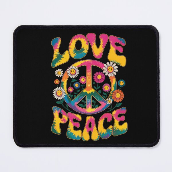 Item preview, Love Peace Tie Dye Hippie Flower Power designed and sold by Hommatewel.