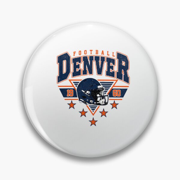 Item preview, Denver Football 1960 Helmet Stars Triangle Logo Navy Orange Nfl Fan Apparel designed and sold by carlocurley.