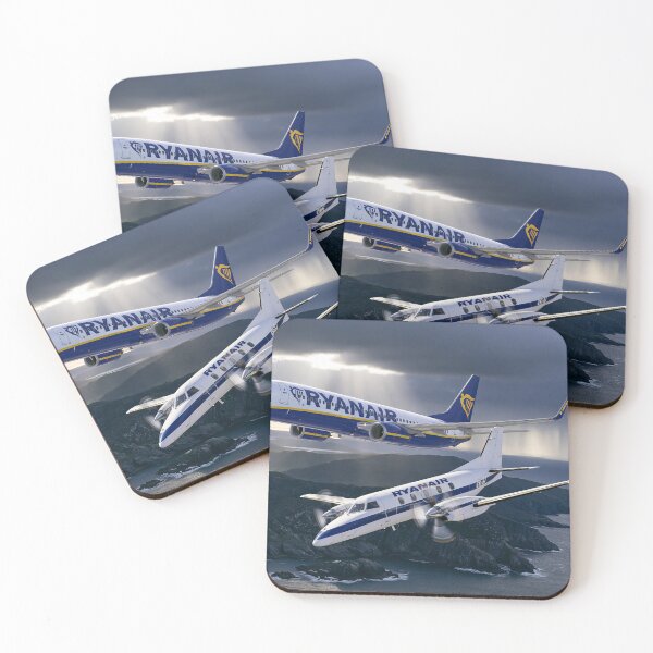 Item preview, Ryanair Generations Over Ireland Aviation Illustration designed and sold by Skyframe Aviation.