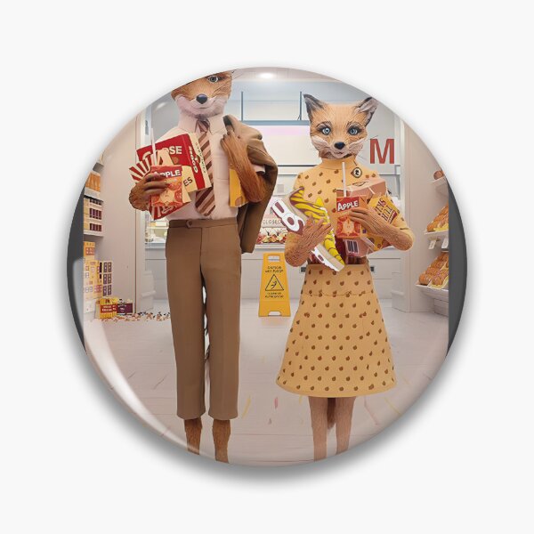Item preview, Fantastic Mr. Fox and Wife Humorous Illustration by Raykeiraobren designed and sold by casthelli1986.