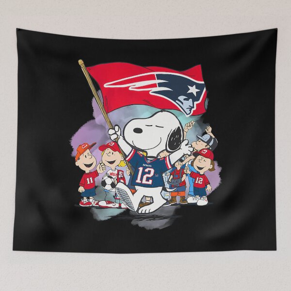 Aperçu de l'œuvre Match des New England Patriots avec Snoopy créée et vendue par SangaSTRW.