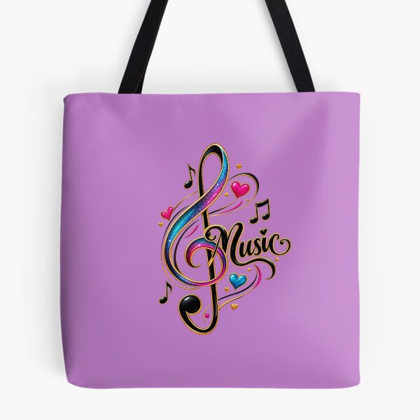 Item preview, Colorful Music Clef Heart Graphic designed and sold by ShivCraftStudio.