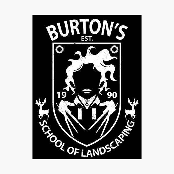 Item preview, Burtons School Of Landscaping Gothic Tim Burton Art designed and sold by cayangakyu.