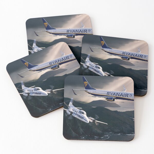 Item preview, Ryanair Wings Over The Atlantic Aviation Illustration designed and sold by Skyframe Aviation.