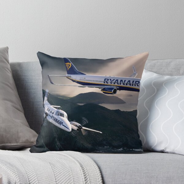 Artikelvorschau, Ryanair-Illustration: Flügel über dem Atlantik entworfen und verkauft von Skyframe Aviation.