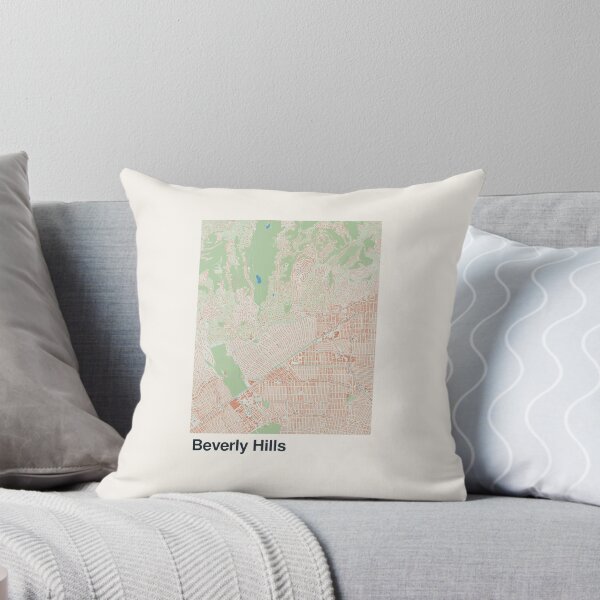 Item preview, Beverly Hills Minimalistic Map Art designed and sold by MapsNerd.