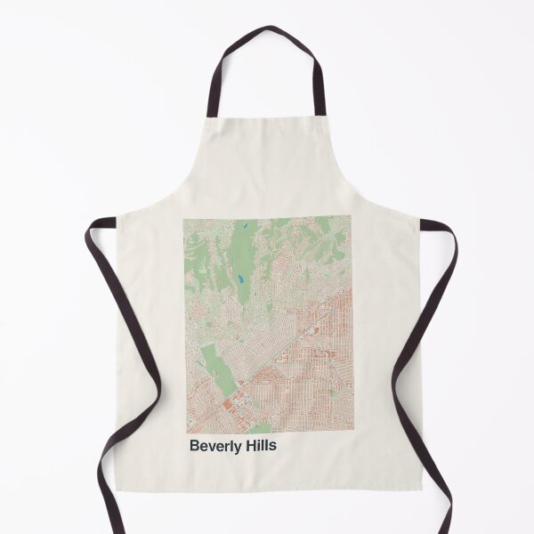 Item preview, Beverly Hills Minimalistic Map Art designed and sold by MapsNerd.