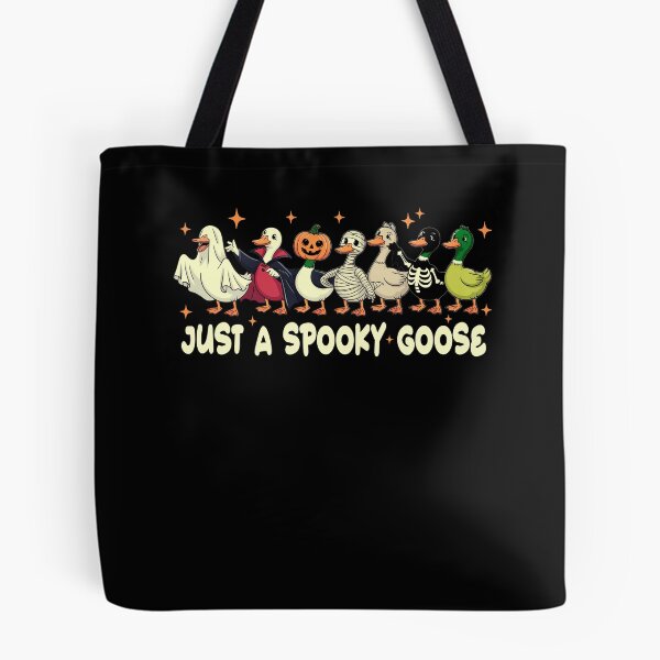 Item preview, Just A Spooky Goose Cute Halloween Ducks Costume Party Retro Spooky Season designed and sold by elongatedjazz.