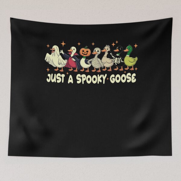 Item preview, Just A Spooky Goose Cute Halloween Ducks Costume Party Retro Spooky Season designed and sold by elongatedjazz.