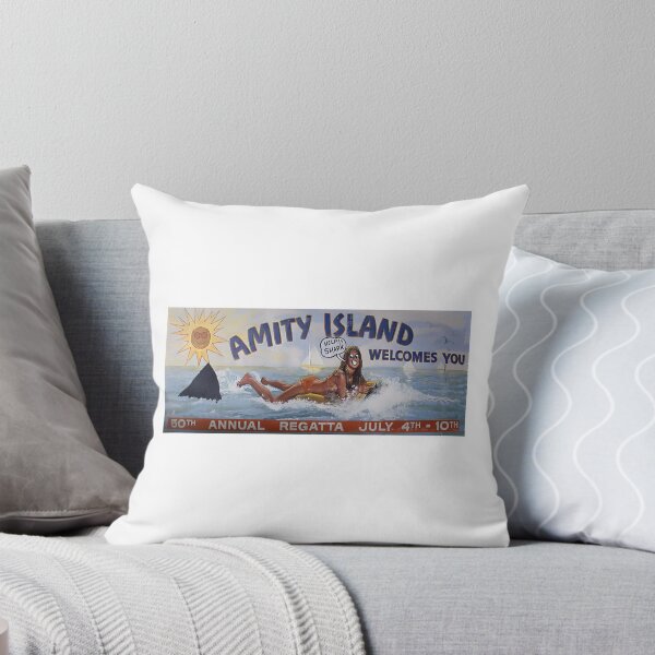 Item preview, Welcome to Amity Island Vintage Style Nautical and Beach Design designed and sold by sobia sajjad.
