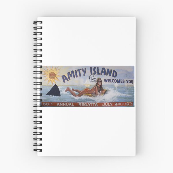 Item preview, Welcome to Amity Island Vintage Style Nautical and Beach Design designed and sold by sobia sajjad.