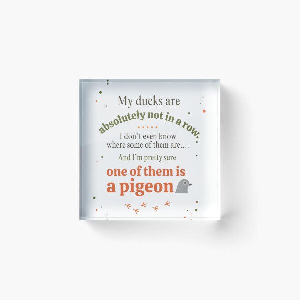 Item preview, Ducks In A Row designed and sold by LaughandLaugh.