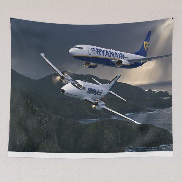 Item preview, Ryanair Storm Coast Aviation Illustration designed and sold by Skyframe Aviation.