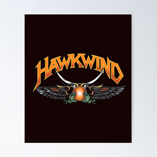 Item preview, HAWKWIND Iconic Logo  designed and sold by TorreyMichael.