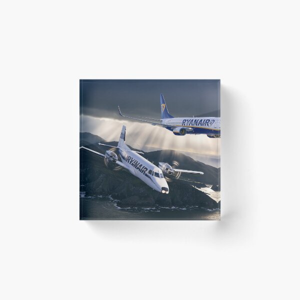 Artikelvorschau, Ryanair-Geschichte und moderne Flugillustration entworfen und verkauft von Skyframe Aviation.