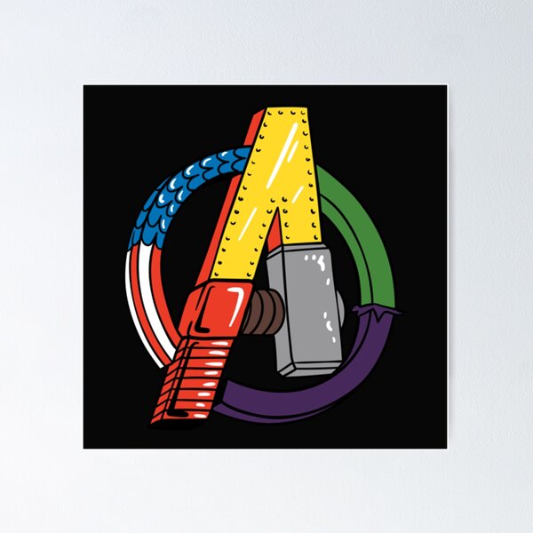 Item preview, Amazon Essentials Marvelzz Avengersss Multi Hero Logo Collage designed and sold by deepbsimran.