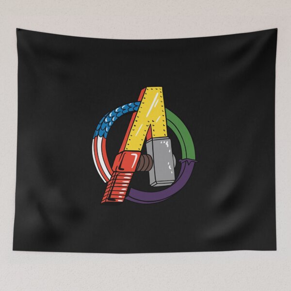 Item preview, Amazon Essentials Marvelzz Avengersss Multi Hero Logo Collage designed and sold by deepbsimran.