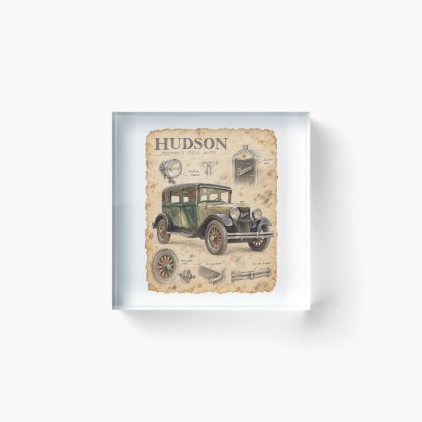 Item preview, Vintage Hudson – Mechanic’s Sketchbook Artwork designed and sold by Russell Thorne.