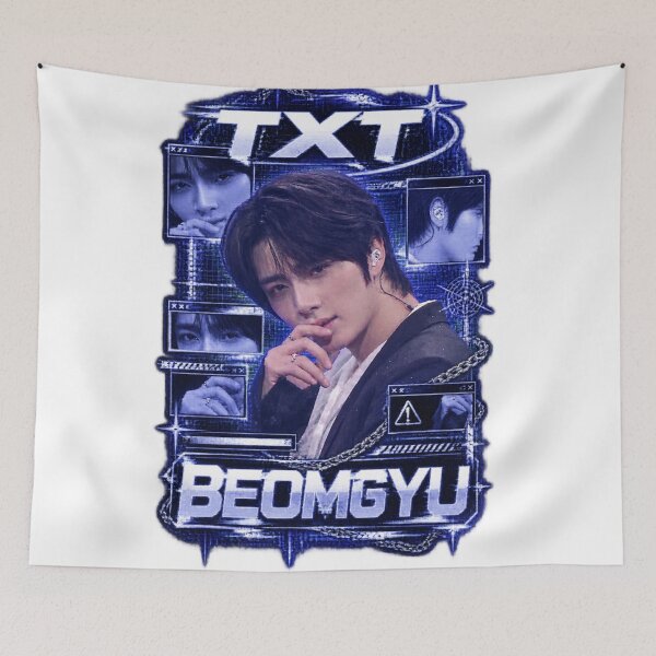 Item preview,  Neon Blue Street Graphic TXT Beomgyu Stage Visual designed and sold by Valeree Store.