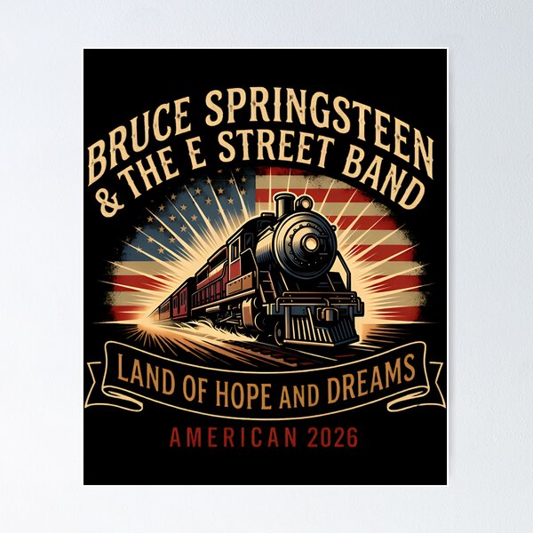 Item preview, Bruce Springsteen Land of Hope Dreams American Tour 2026  designed and sold by anozieqaqaac.