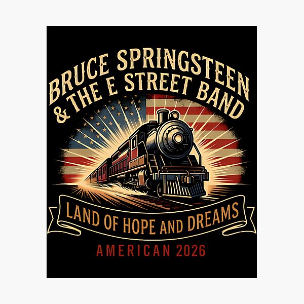 Item preview, Bruce Springsteen Land of Hope Dreams American Tour 2026  designed and sold by anozieqaqaac.