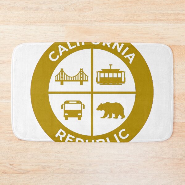 Item preview, California Republic - Thick Line Badge - White Interior - San Francisco designed and sold by CozyandBright91.