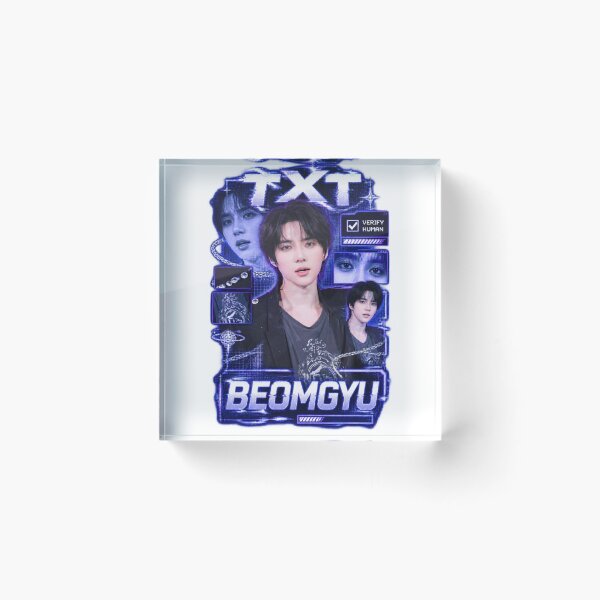 Item preview, Electric Blue Cyber Visual TXT Beomgyu Iconic Stage designed and sold by Valeree Store.