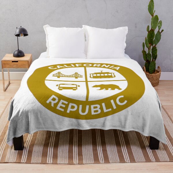 Item preview, California Republic - Thick Line Badge - White Interior - San Francisco designed and sold by CozyandBright91.