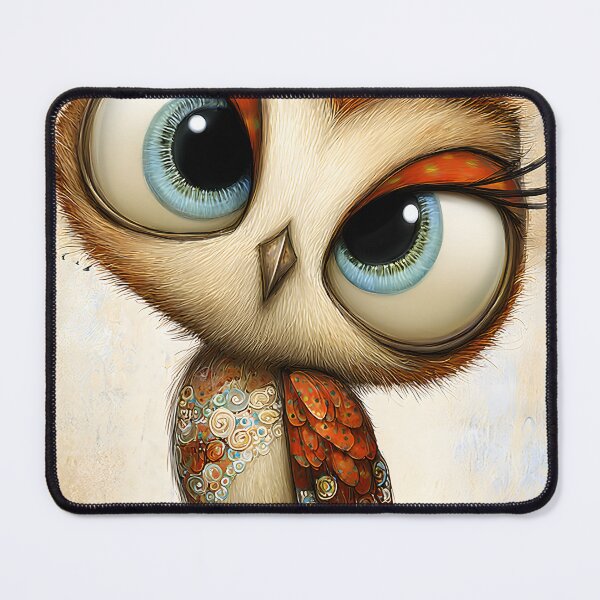 Item preview, Whimsical Owl with Intricate Patterns and Colors designed and sold by Artessie.