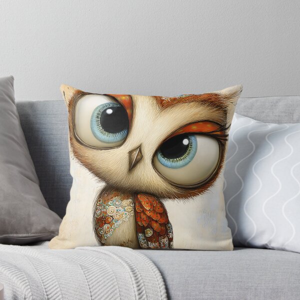 Item preview, Whimsical Owl with Intricate Patterns and Colors designed and sold by Artessie.