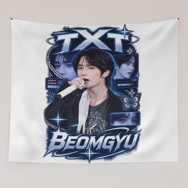 Item preview, Y2K Glitch Typography TXT Beomgyu Live Concert Visual designed and sold by Valeree Store.