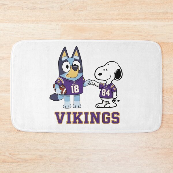 Item preview, Bluey And Snoopy Minnesota Football Buddies designed and sold by DamianRoy88.
