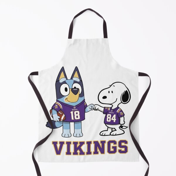 Item preview, Bluey And Snoopy Minnesota Football Buddies designed and sold by DamianRoy88.