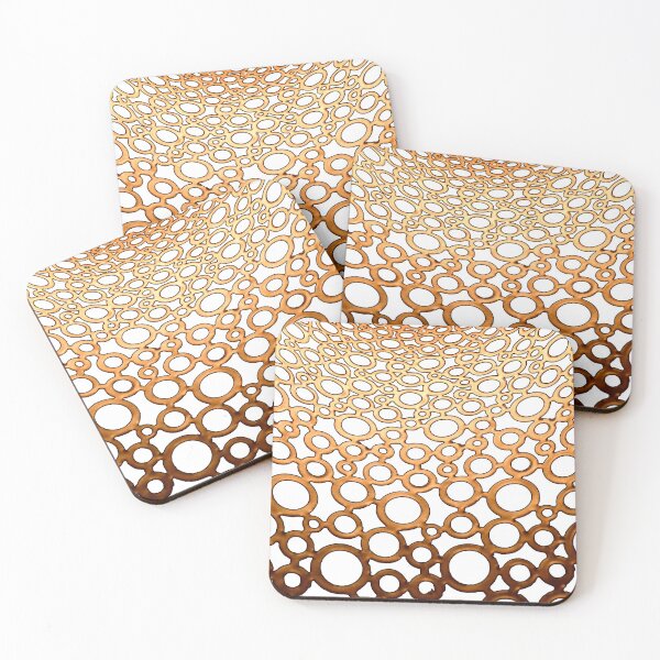 Item preview, Abstract golden circles designed and sold by joshuayule.