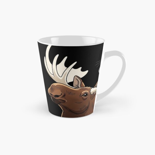 Item preview, Realistic Moose & Cartoon Squirrel Funny Contrast Tee #8757 designed and sold by shawn-muse.
