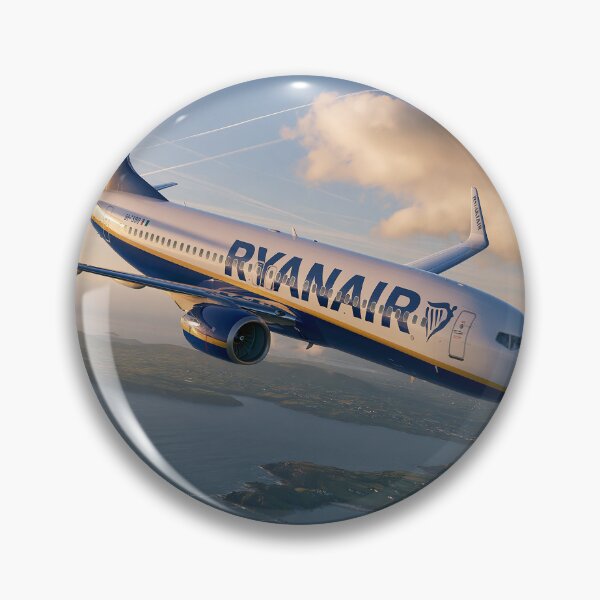 Item preview, Ryanair Coastal Skies Aviation Illustration designed and sold by Skyframe Aviation.
