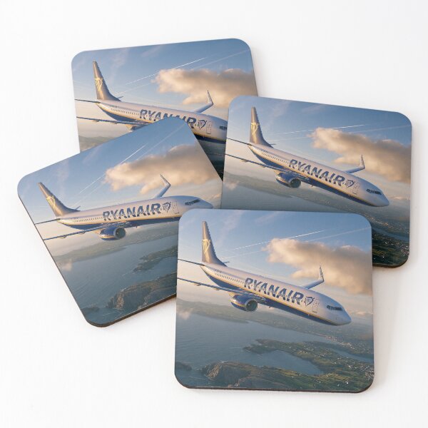 Item preview, Ryanair Coastal Skies Aviation Illustration designed and sold by Skyframe Aviation.