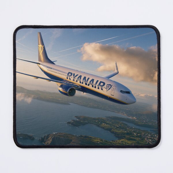 Item preview, Ryanair Coastal Skies Aviation Illustration designed and sold by Skyframe Aviation.