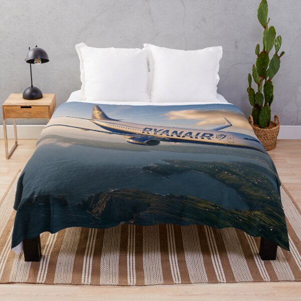 Item preview, Ryanair Coastal Skies Aviation Illustration designed and sold by Skyframe Aviation.