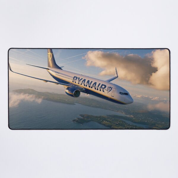 Item preview, Ryanair Coastal Skies Aviation Illustration designed and sold by Skyframe Aviation.