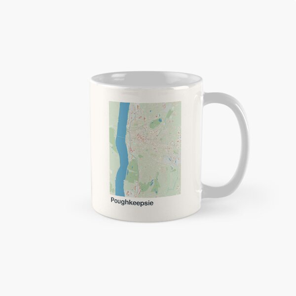 Item preview, Poughkeepsie Minimalistic Map Art designed and sold by MapsNerd.