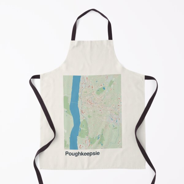 Item preview, Poughkeepsie Minimalistic Map Art designed and sold by MapsNerd.