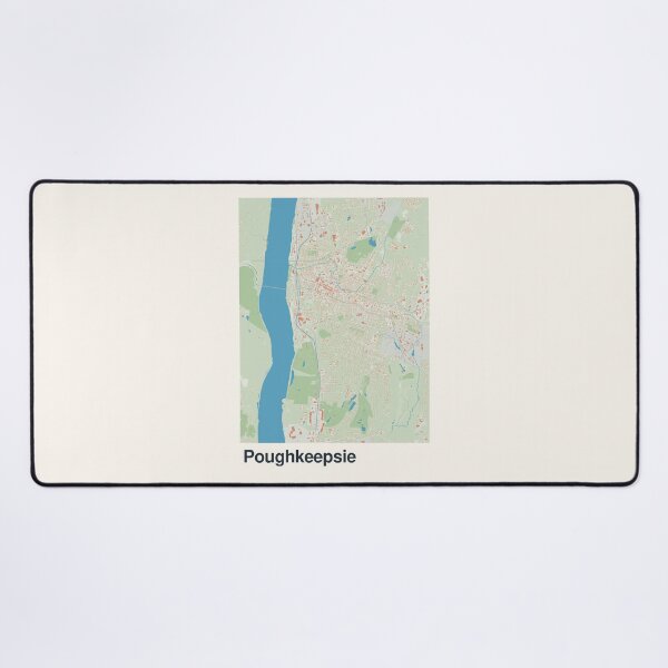 Item preview, Poughkeepsie Minimalistic Map Art designed and sold by MapsNerd.