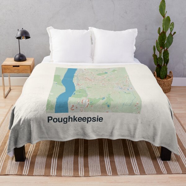 Item preview, Poughkeepsie Minimalistic Map Art designed and sold by MapsNerd.