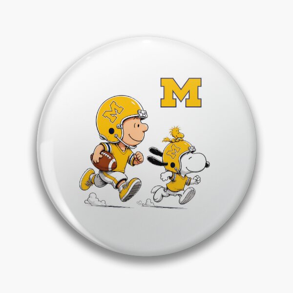 Item preview, Charlie Brown Snoopy Michigan Wolverines Football designed and sold by Gointhehosesh.