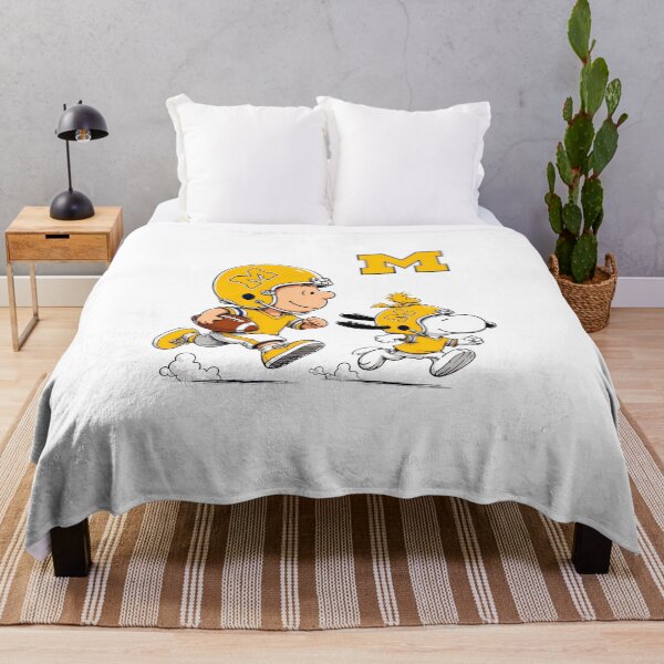 Item preview, Charlie Brown Snoopy Michigan Wolverines Football designed and sold by Gointhehosesh.