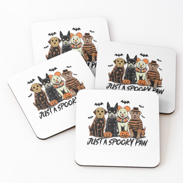 Item preview, Just A Spooky Paw Funny Halloween Dogs  designed and sold by elongatedjazz.